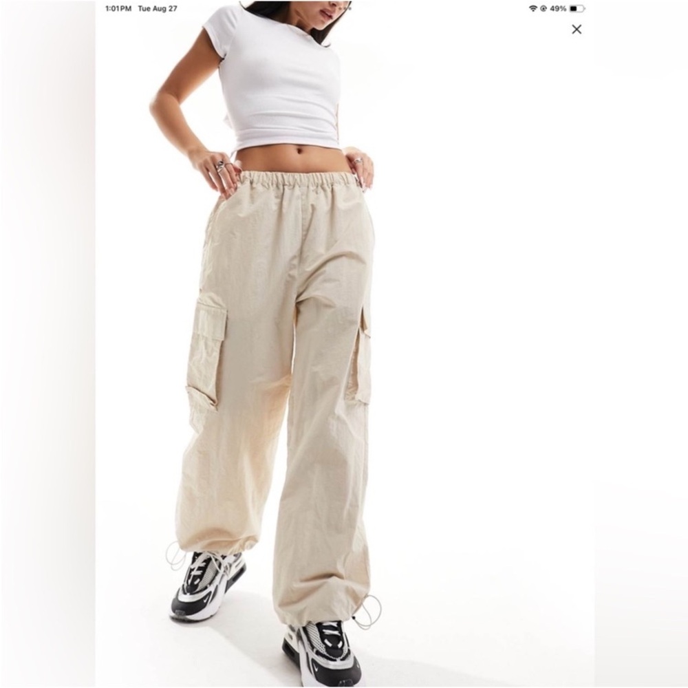 Sixth June women’s Casual Beige Cargo Joggers